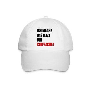 CHEFSACHE VERANTWORTUNG - Baseballkappe - Weiß/Weiß - Vorne
