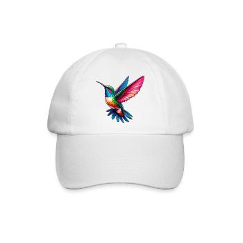 Kolibri - Baseballkappe - Weiß/Weiß - Vorne