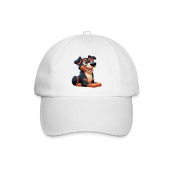 Beauceron 7 - Baseballkappe - Weiß/Weiß - Vorne