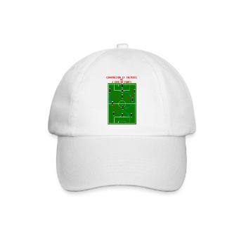 3. Halbzeit - Baseballkappe - Weiß/Weiß - Vorne