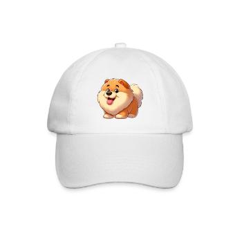 Chowchow 2 - Baseballkappe - Weiß/Weiß - Vorne
