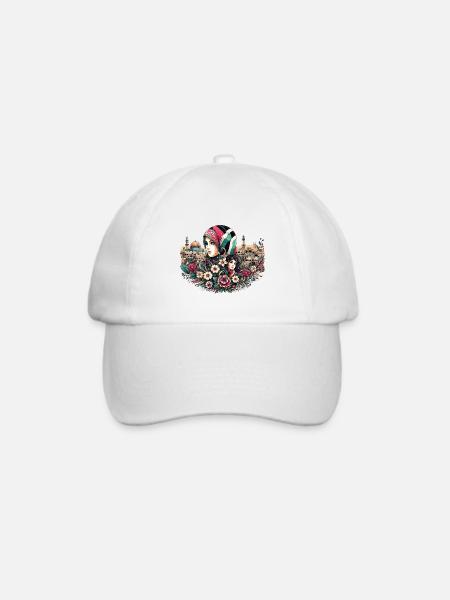 Palestine Women - Baseballkappe - Weiß/Weiß