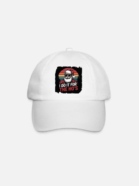 Ich mache es für die Ho s - Baseballkappe - Weiß/Weiß