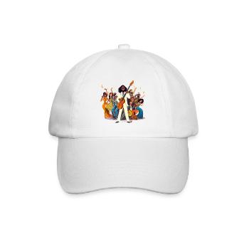 Jazz-Messias - Baseballkappe - Weiß/Weiß - Vorne