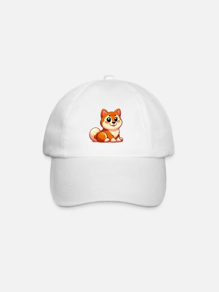 Shiba 4 - Baseballkappe - Weiß/Weiß
