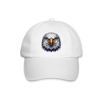 Adler - Baseballkappe - Weiß/Weiß - Vorne