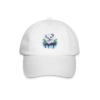Melodischer Koala - Baseballkappe - Weiß/Weiß - Vorne