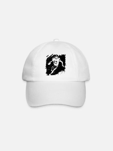 American Footballer - Baseballkappe - Weiß/Weiß