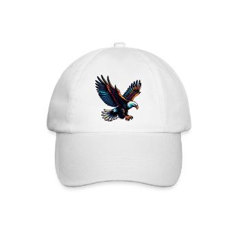 Adler - Baseballkappe - Weiß/Weiß - Vorne