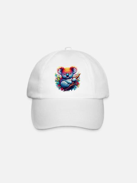 Koala - Baseballkappe - Weiß/Weiß