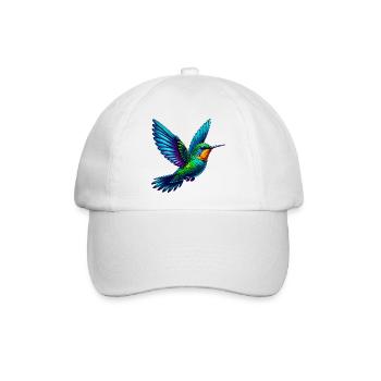 Kolibri - Baseballkappe - Weiß/Weiß - Vorne