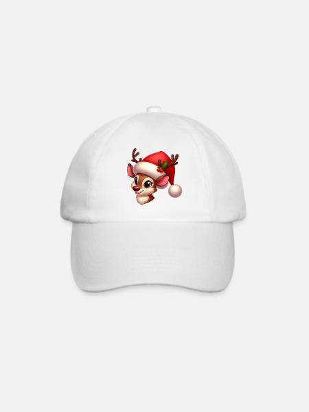 Rudolf 9 - Baseballkappe - Weiß/Weiß