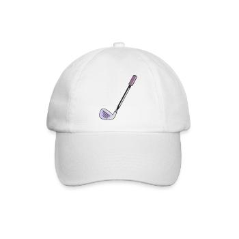 GOLFSCHLÄGER GOLFSPIELEN - Baseballkappe - Weiß/Weiß - Vorne