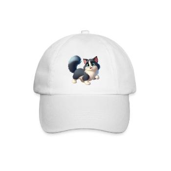 Ragdoll 12 - Baseballkappe - Weiß/Weiß - Vorne