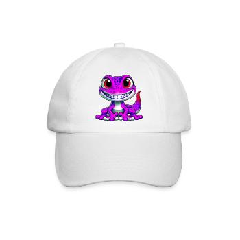 Gecko - Baseballkappe - Weiß/Weiß - Vorne