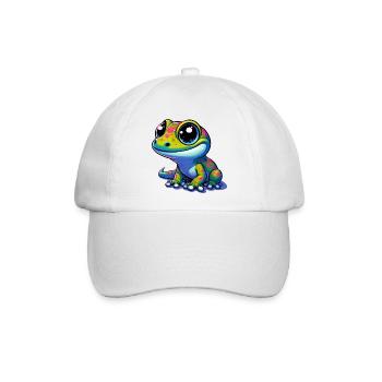 Gecko - Baseballkappe - Weiß/Weiß - Vorne