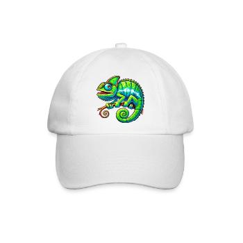Chamäleon - Baseballkappe - Weiß/Weiß - Vorne
