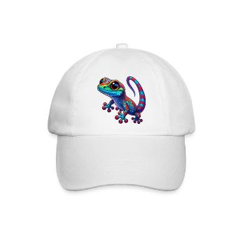 Gecko - Baseballkappe - Weiß/Weiß - Vorne