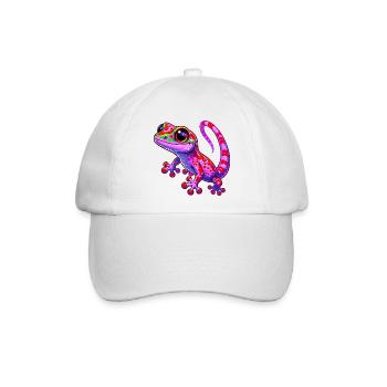 Gecko - Baseballkappe - Weiß/Weiß - Vorne