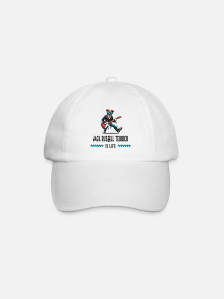 Jack Russell Terrier ist Leben - Baseballkappe - Weiß/Weiß