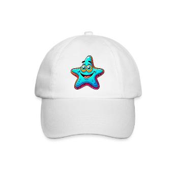 Seestern - Baseballkappe - Weiß/Weiß - Vorne