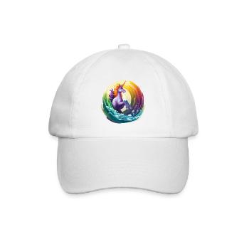 Mystische Kaskade - Baseballkappe - Weiß/Weiß - Vorne