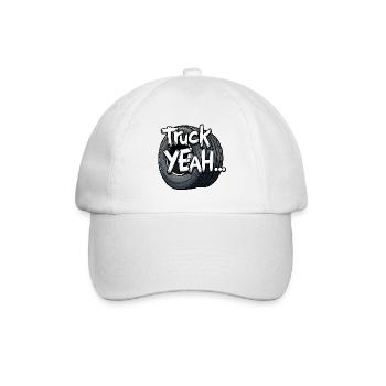 Truck Yeah! - Baseballkappe - Weiß/Weiß - Vorne