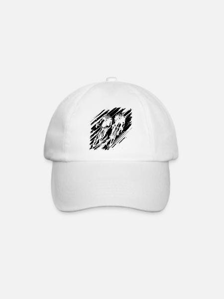 Radsportler - Baseballkappe - Weiß/Weiß