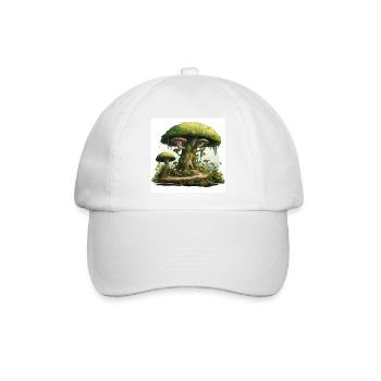 Uralte Weisheit - Baseballkappe - Weiß/Weiß - Vorne