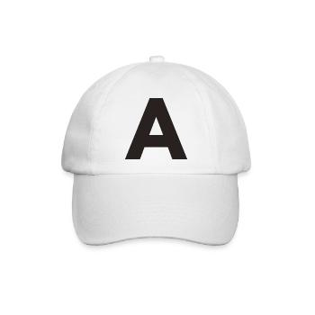 A - Baseballkappe - Weiß/Weiß - Vorne
