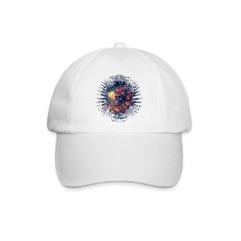 Día de los Muertos - Baseballkappe - Weiß/Weiß - Vorne