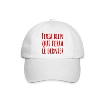 Humor-Messe - Baseballkappe - Weiß/Weiß - Vorne