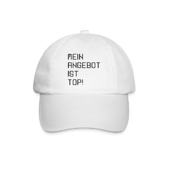 ANGEBOT IST TOP NACHFRAGE - Baseballkappe - Weiß/Weiß - Vorne