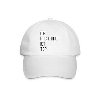 ANGEBOT NACHFRAGE - Baseballkappe - Weiß/Weiß - Vorne