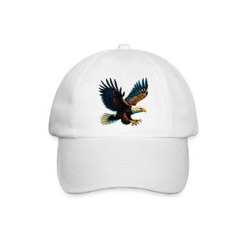 Adler - Baseballkappe - Weiß/Weiß - Vorne