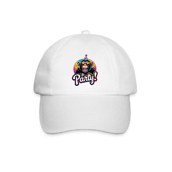 Party - Baseballkappe - Weiß/Weiß - Vorne