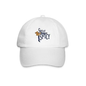 Süß, aber würzig - Baseballkappe - Weiß/Weiß - Vorne