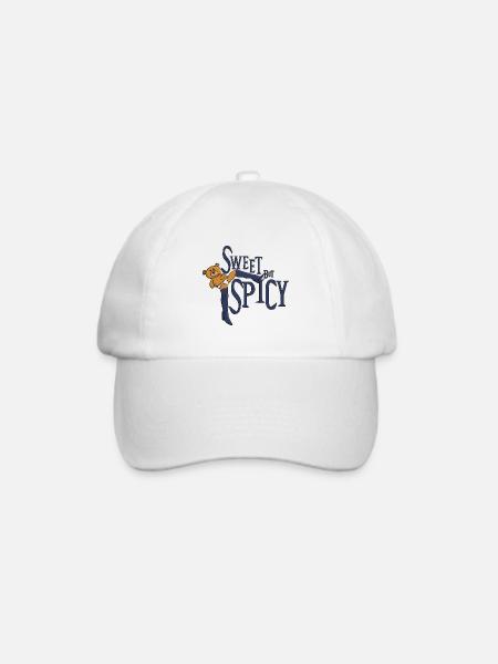 Süß, aber würzig - Baseballkappe - Weiß/Weiß