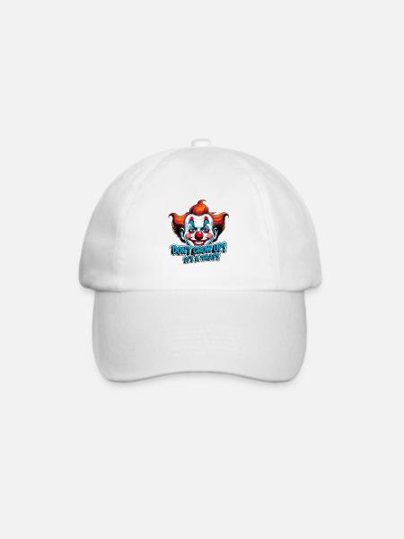Don't Grow Up - Baseballkappe - Weiß/Weiß