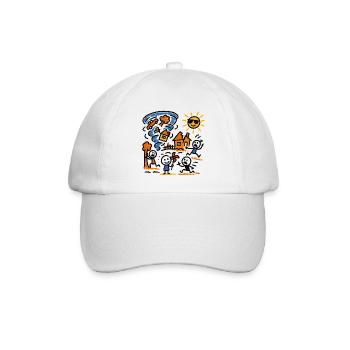 Wirbelwind-Wunderland - Baseballkappe - Weiß/Weiß - Vorne