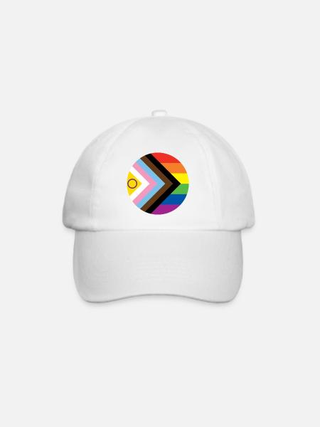 Pride Flag - Baseballkappe - Weiß/Weiß
