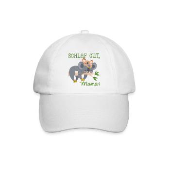 SCHLAFLOSE MAMA MUTTERTAG BABY KOALA - Baseballkappe - Weiß/Weiß - Vorne