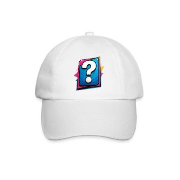 Fragezeichen - Baseballkappe - Weiß/Weiß - Vorne