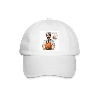 Die Gourmet-Couture - Baseballkappe - Weiß/Weiß - Vorne