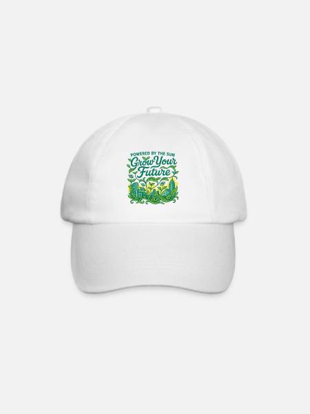 Grow Your Future (Solar Edition) - Baseballkappe - Weiß/Weiß