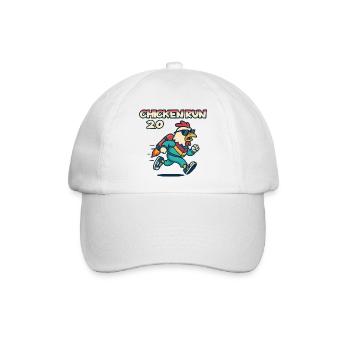 Chicken Run 2.0 Abenteuer-Tee - Baseballkappe - Weiß/Weiß - Vorne