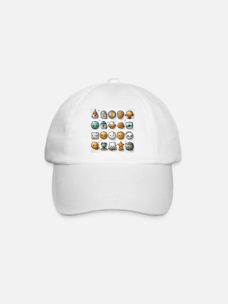 Die Geeks-Bleibe - Baseballkappe - Weiß/Weiß