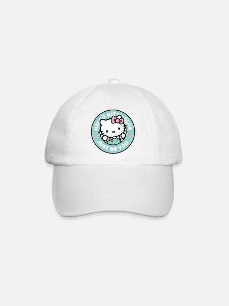 Hello Kitty Club Just Be You - Baseballkappe - Weiß/Weiß