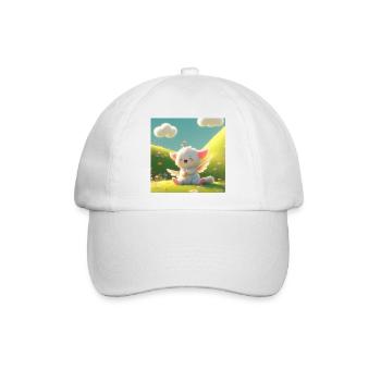 Entwurf - Baseballkappe - Weiß/Weiß - Vorne