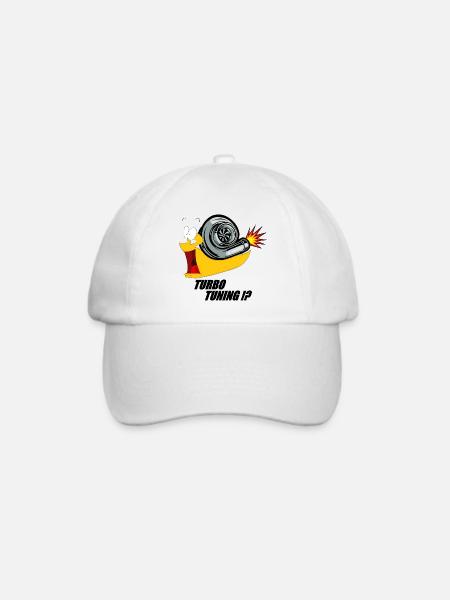 Turbo Schnecke, Turbo Snail, Turbo  - Baseballkappe - Weiß/Weiß